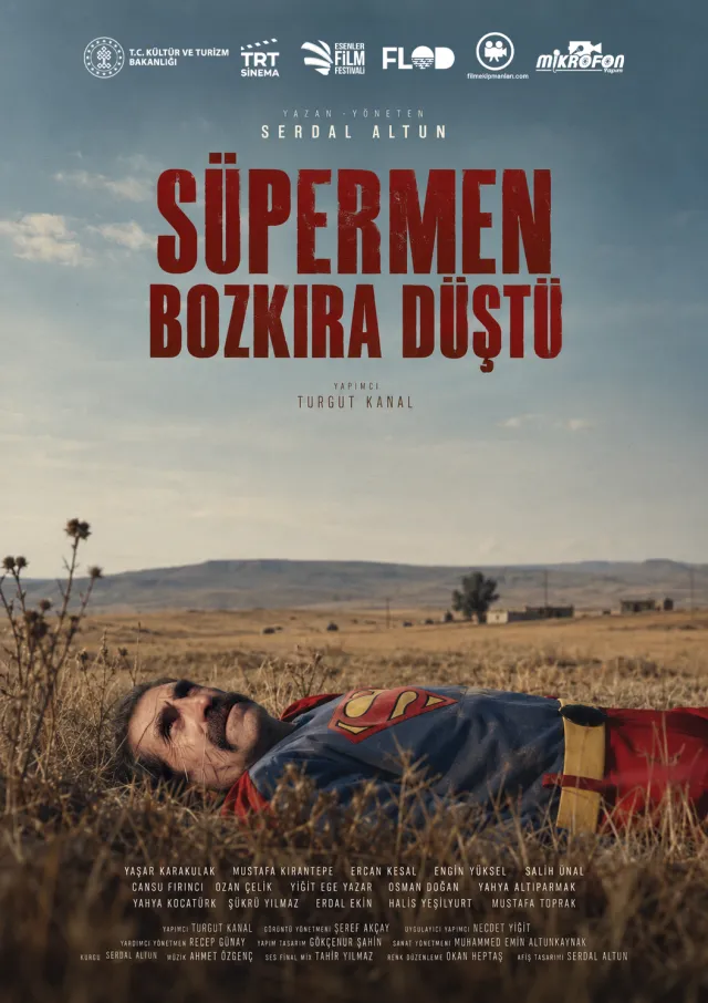 Süpermen Bozkıra Düştü Kapak Afişi