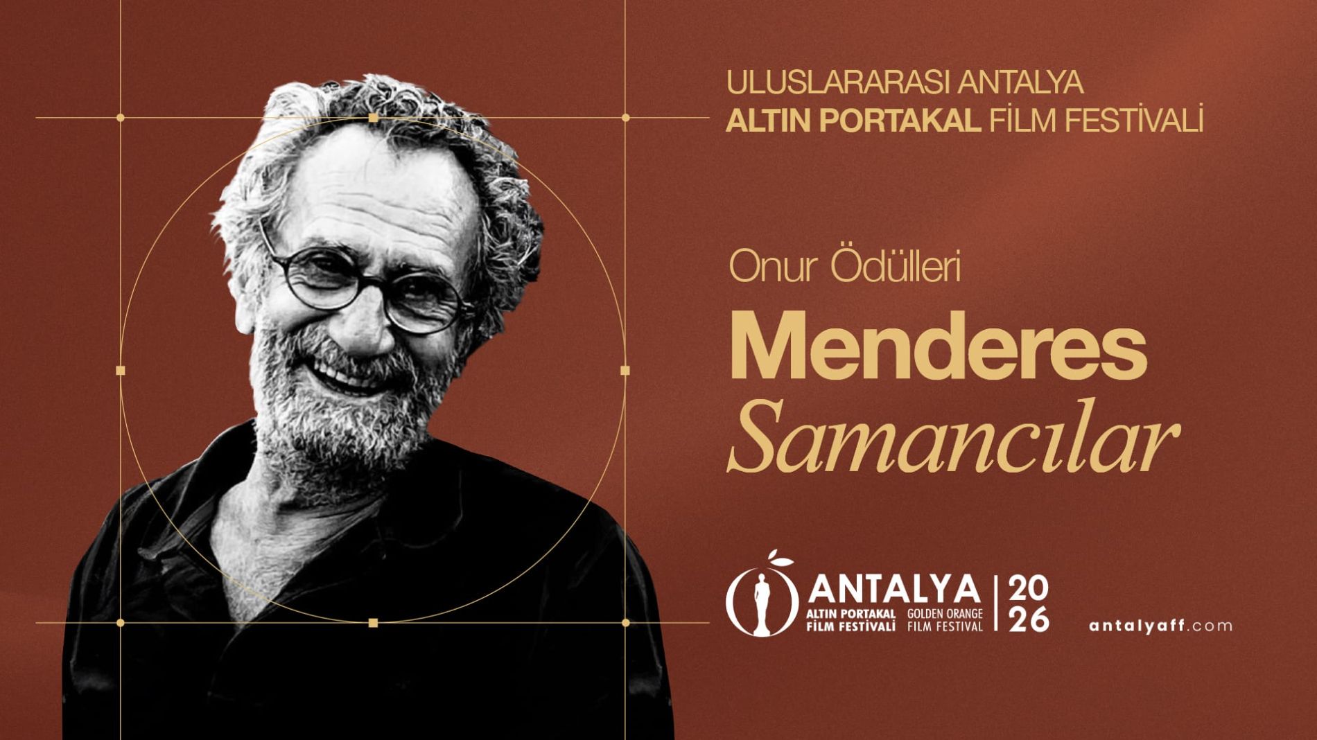 Altın Portakal’da Onur Ödülü Menderes Samancılar’a