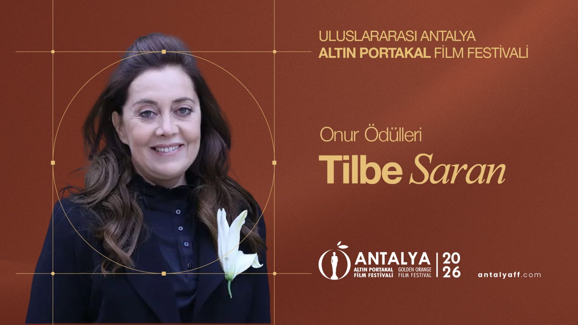 Altın Portakal’da Onur Ödülü Tilbe Saran’a Takdim Edilecek!