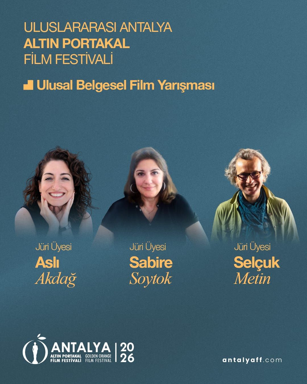 ALTIN PORTAKAL’DA ULUSAL BELGESEL FİLM YARIŞMA JÜRİSİ AÇIKLANDI