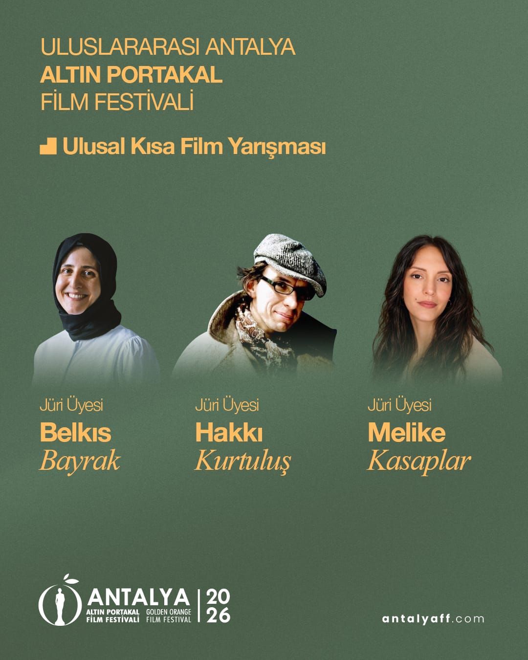ANTALYA ALTIN PORTAKAL FİLM FESTİVALİ’NDE KISA FİLM JÜRİSİ BELLİ OLDU