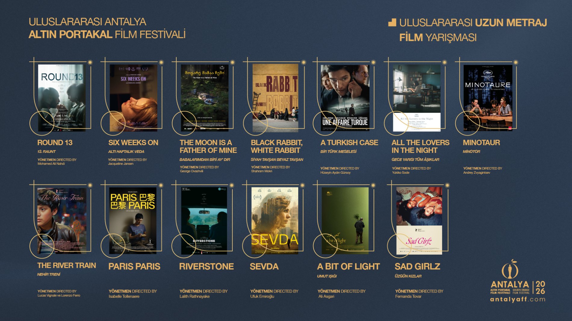 Antalya Altın Portakal Film Festivali’nde Uluslararası Uzun’da Yarışacak Filmler Açıklandı!