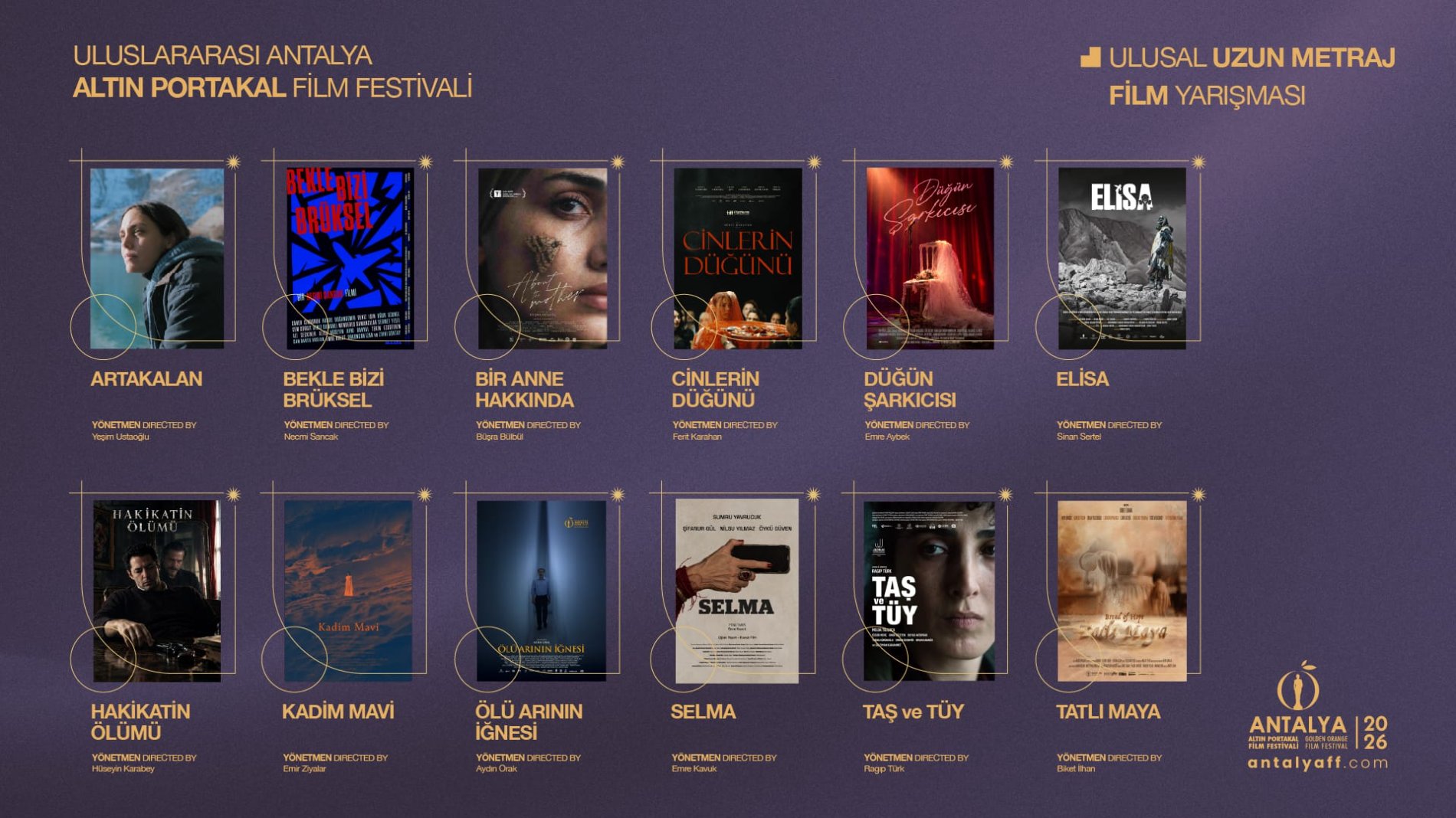 Antalya Altın Portakal Film Festivali’nde Ulusal Uzun Metraj Film Yarışması’ndaki Finalist Filmler Belli Oldu!