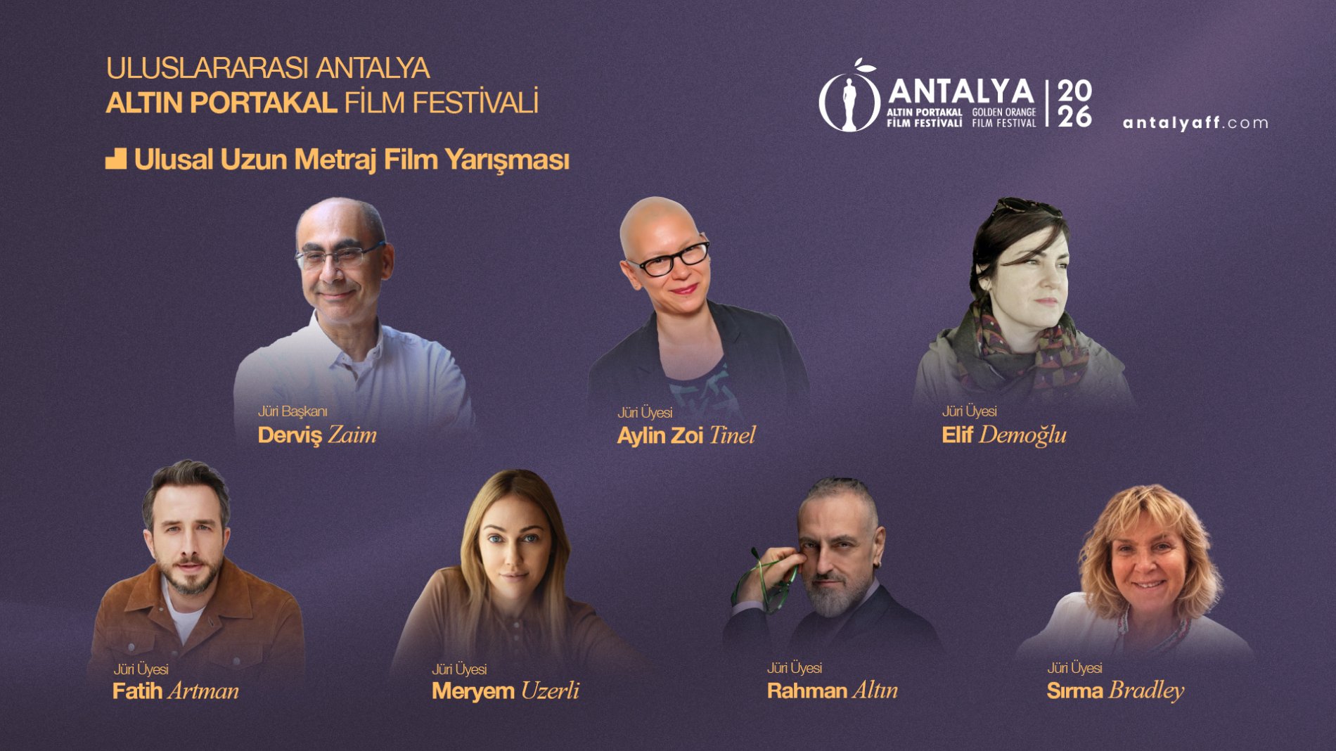 Altın Portakal’ın “Ulusal Uzun Metraj Film Yarışması”nda Jüri Üyeleri Belli Oldu